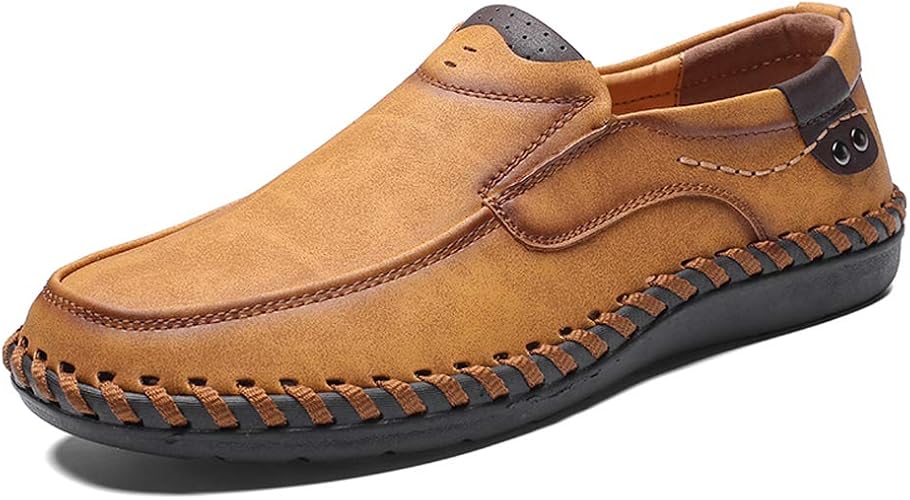 Amazon Com Maizun Mens Penny Shoes Casual Leather Loafers