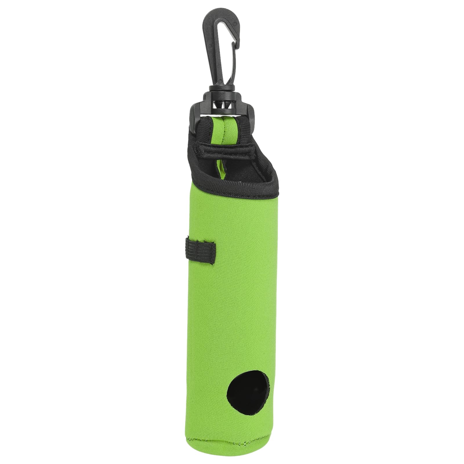 PATIKIL Golf Ball Carry Bag, Golf Tee Holder Pouch Portable Neoprene Golf Ball Holder with Clip for Men and Women Storage, Light Green