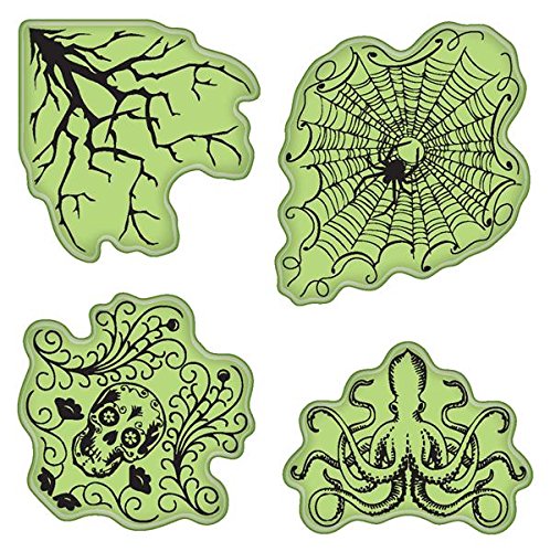 Inkadinkado Stamping Gear Cling Stamps, Halloween