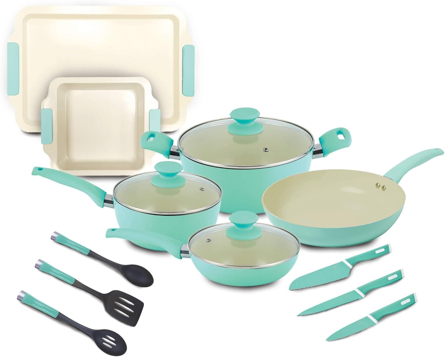 IKO 15pc. Crema Collection Cookware Set Amazon.ca Home & Kitchen