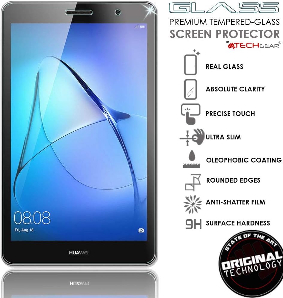 TECHGEAR GLASS Edition fits Huawei MediaPad T3 8 (8" Screen) - Image 3
