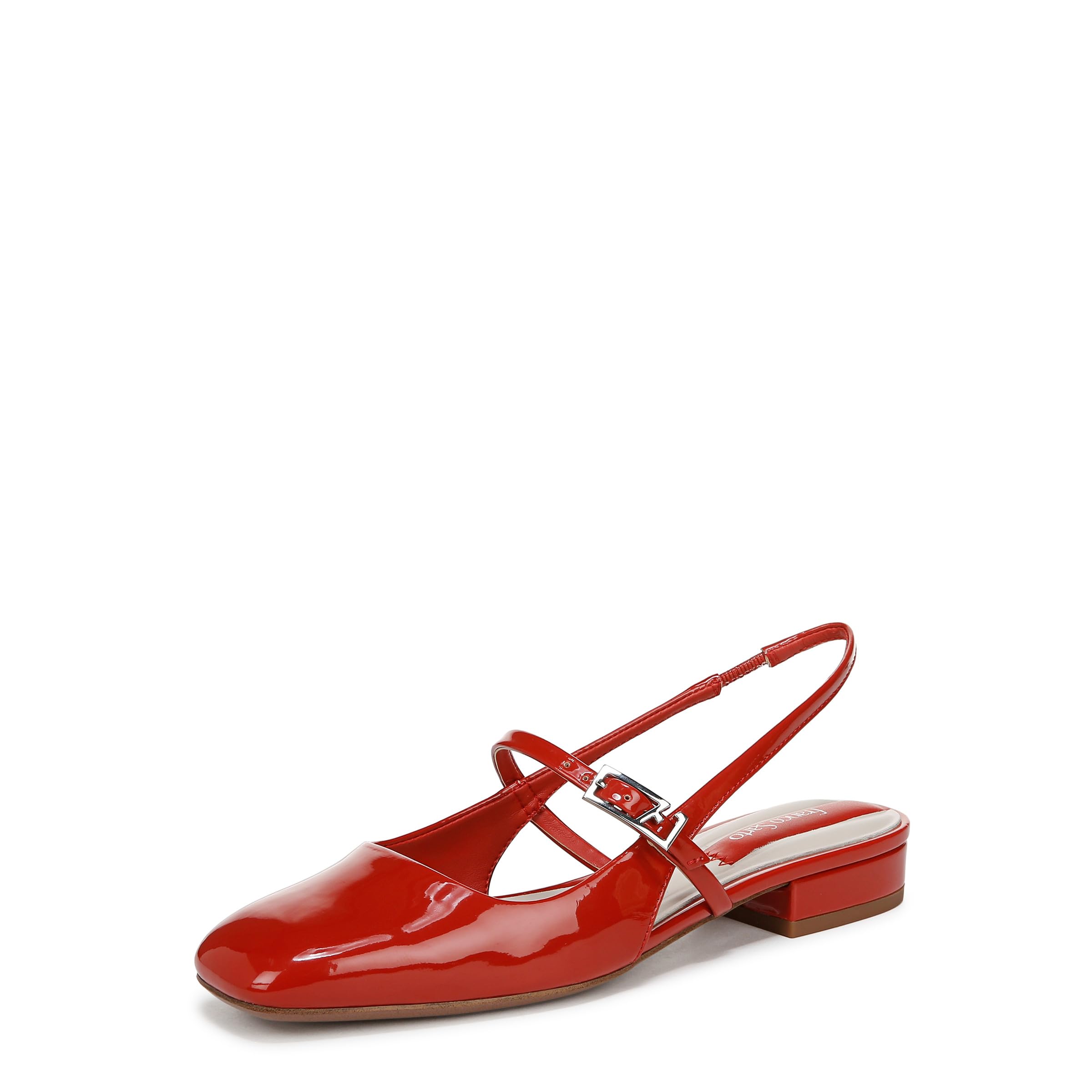 Franco Sarto Womens Destin Ballet Flat Vintage Red Patent 8.5 W