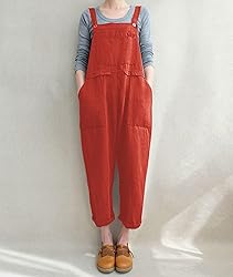 Aedvoouer Women's Baggy Plus Size Overalls