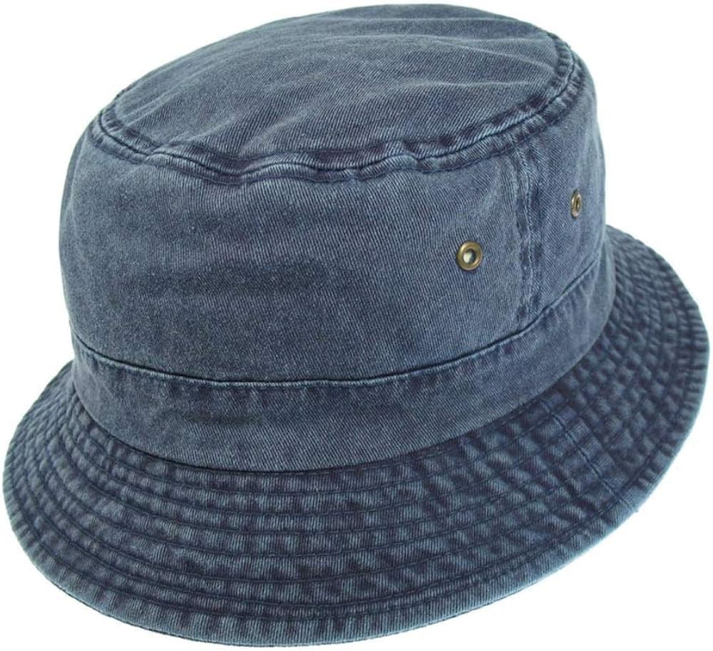Village Hats Chapeau Bob en Coton Pliable Bleu Marine Amazon.fr Vêtements et accessoires