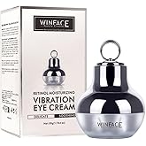 Retinol Eye Cream, containing hyaluronic acid and EUGLENA GRACILIS, 1.76 ounces, vibration induction, brightening and smoothing the eyes, smoothing the skin, moisturizing, suitable for all skin types