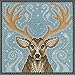 Winter Stag Beaded Counted Cross Stitch Kit Mill Hill Buttons & Beads 2016 Winter Series MH141636