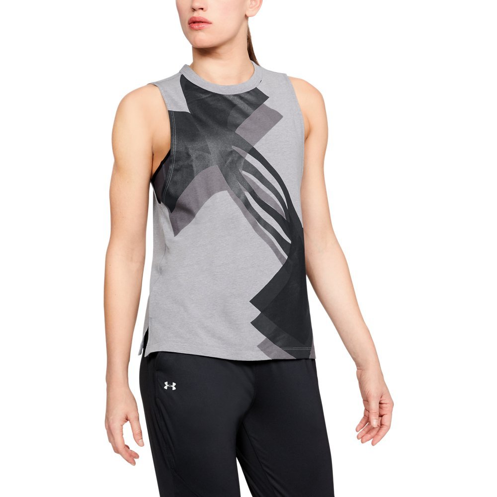 Under Amour Women Overlay Logo Tank Sleeveless - grau (231), LG