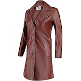 TLC Fashion Genuine Soft Womens Leather Blazer, Classic 2-Button Design, Casual Suit Style Real Lambskin Leather Jacket