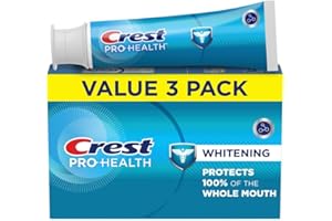 Crest Base Pro-Health Whitening Toothpaste (4.3oz) Triple Pack, Teeth Whitening