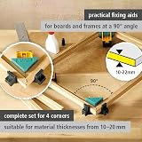 Wolfcraft Project Set Right Angle Clamps ES 22 Corner Clamps 4-Pack view 2