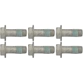 ICT Billet 6pc Extended Length LS Flexplate Flywheel Adapter Bolts Set Kit LS1 LS3 LS2 Heavy duty, High Strength, Zinc coated, Grade 10.9 Steel 551951X6