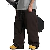 GSOU SNOW Men Women Snow Pants Baggy Snowboard Pant Ski Loose Waterproof Windproof Warm for Winter