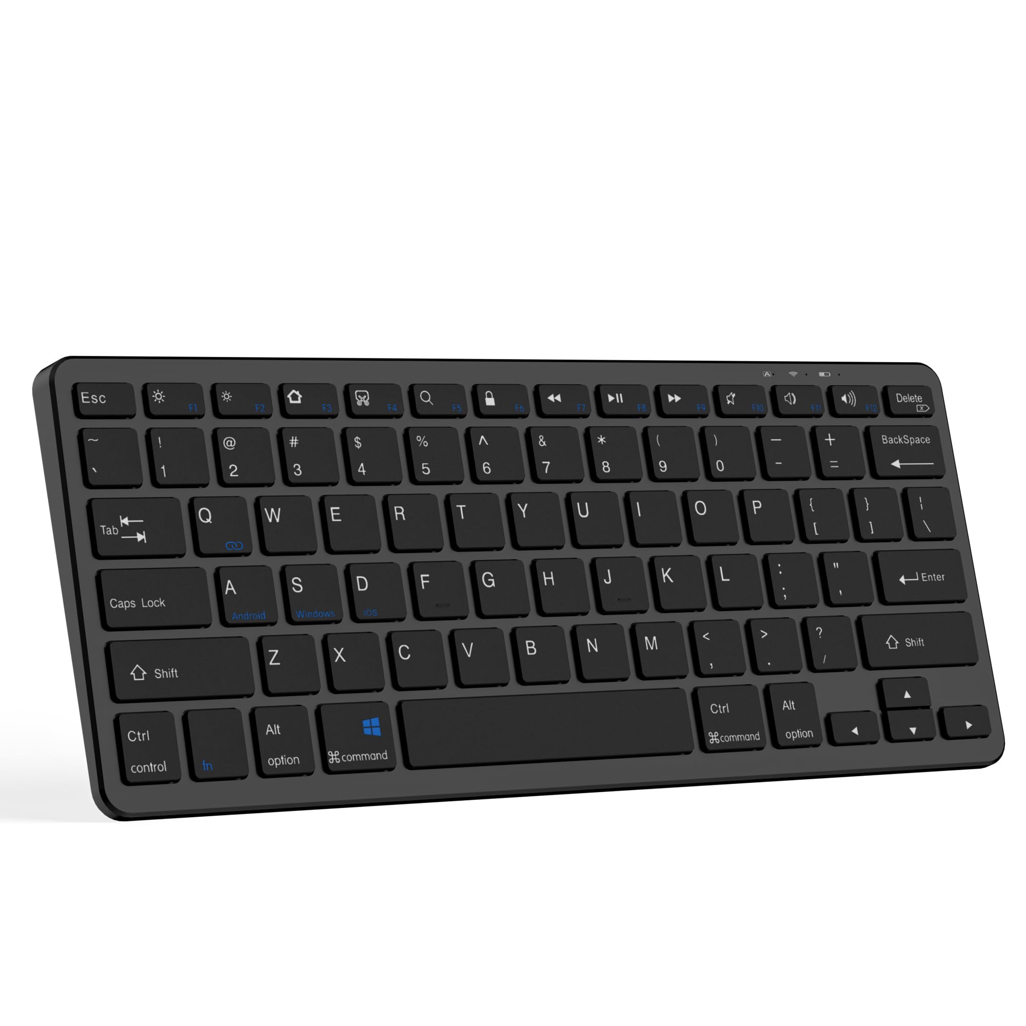 CC Store Wireless Bluetooth Keyboard,Ultra-thin Connection to Multi Devices with iOS/Android/Windows System Rechargeable Keyboard for iPad/iPhone/PC/Laptop/Smartphone/Tablet/Computer QWERTY UK Layout