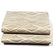 HEBE Placemats Set of 8 Heat Resistant Placemats for Dining Table Crossweave Woven Vinyl Washable Kitchen Table Mats Placemat Easy Clean(Gold)