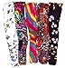 Wevez® Women's Pack of 5 Stretchable Printed Head Bands, One Size, Assorted