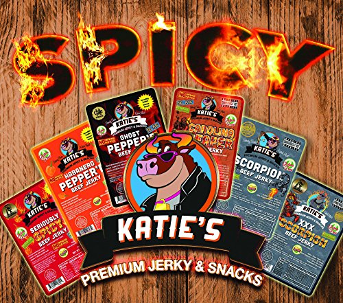 Super Spicy Variety Pack, No MSG/NITRITES, GLUTEN FREE, Scorpion, Reaper, Ghost, Habanero, Cayenne