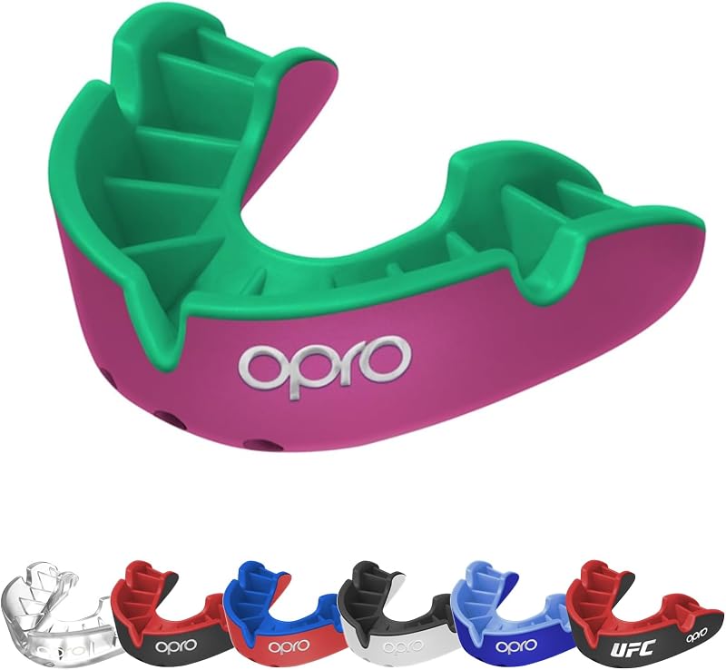 OPRO Silver Level Essential Fit Mouthguard Gum Shield Adult Kids