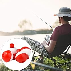 Bskifnn 50 PCS Round Fishing Bobbers 1 Inch Float