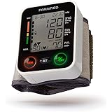 PARAMED Automatic Wrist Blood Pressure Monitor: Blood-Pressure Kit of Bp Cuff + 2AAA and Carrying case - Irregular Heartbeat 