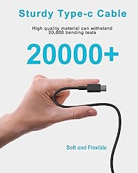 Njiwpnzo 60W 65W USB C Laptop Charger for Dell