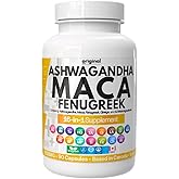 16-in-1 Ashwagandha, Maca, Fenugreek & Tongkat Ali Supplement for Men & Women | High-Potency, Tribulus, Ginseng, Horny Goat W