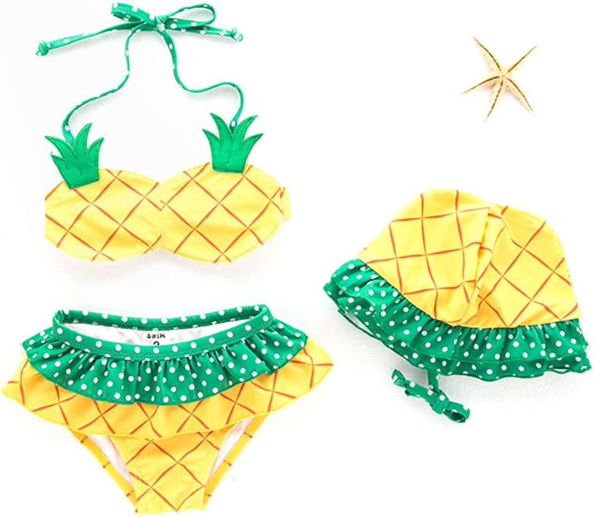 baby girl pineapple swimsuit