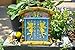 & Flower The Miniature Magical Fairy Garden Gnome Home Door (with Hand Painted Flowers, Vines, Stars, Hearts, Care and Cuteness)