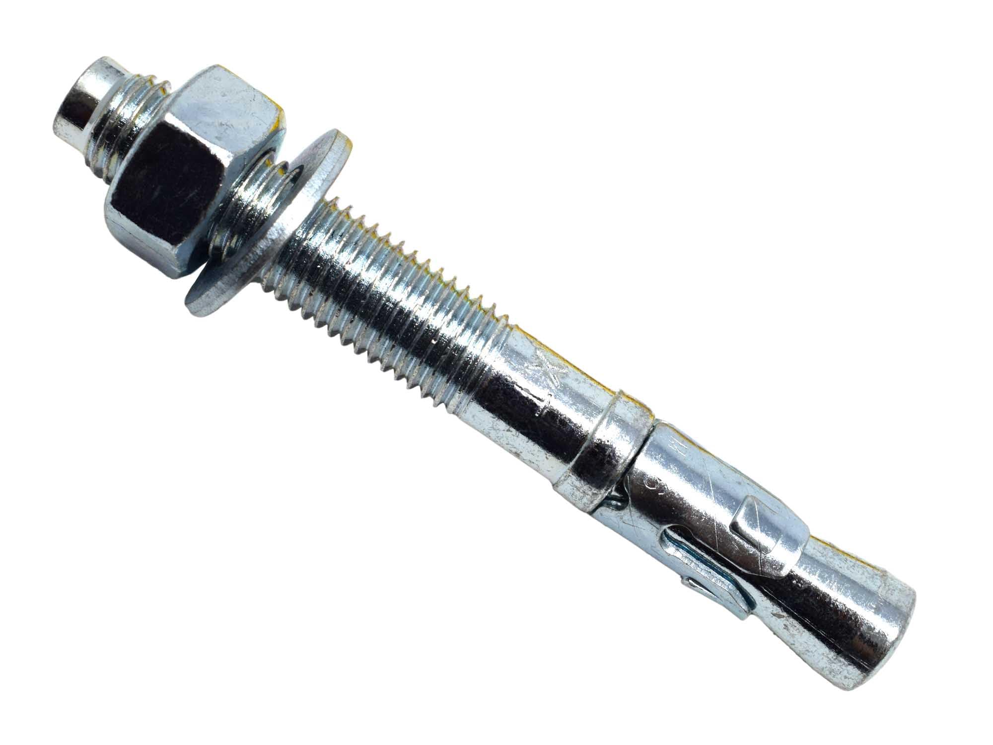 MASONMATE Zinc Plated Through Bolt M16 x 125mm Pack of 20