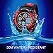 HIwatch Kids Watches Boys Girls Waterproof Sports Digital Wrist Watch for Youth, Red