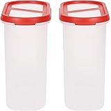 SIMPARTE Pantry Airtight Food Storage Containers|7.5 Cup|2 Container Set| Microwave & Dishwasher Safe|BPA Free|Cereal…