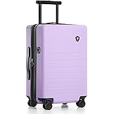 Traveler's Choice Markham Hardside Expandable Luggage with Double Spinner Wheels, Carry-On 21-Inch Suitcase, TSA Lock, 21-Inch, Purple