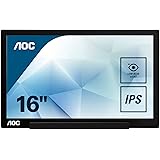 AOC I1601FWUX 15.6" USB-C powered portable monitor, extremely slim, Full HD 1920x1080 IPS, SmartCover, AutoPivot (for devices