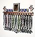 3ft- Medal Awards Rack Ultimate Medal Hanger Display and Trophy Shelf - Multi-Sport Trophy and Medal Holder for Medal Display, Plaques, Pictures, Trophies and more. Solid Wood - Large 36