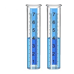 Rain Gauge Replacement Tube Glass, 2 Pcs 7 inch