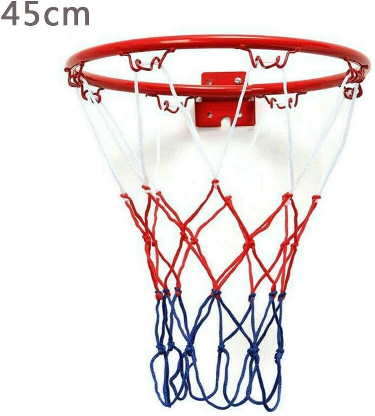 suanret Children Hanging Basketball Wall Mounted Goal Hoop Rim For Outdoors Indoor With Net Screw Wall-Mount Boards