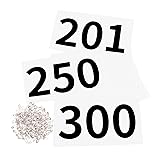 Azarxis Race Competitor Numbers Running Bibs with