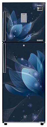 Samsung 253 L 3 Star Inverter Frost-Free Double-Door Refrigerator (RT28N3923U8/HL, Saffron Blue)