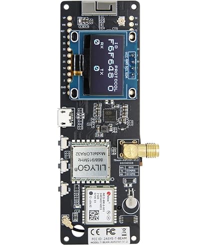 LILYGO TTGO LoRa32 V2.1_1.6 Versão 915Mhz ESP32 LoRa OLED Cartão
