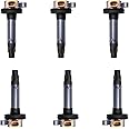 MCK 6x Heavy Duty Ignition Coil Pack Compatible With Ford Explorer F-150 F150 Lobo Lincoln Navigator MKS MKT Navigator Expedition V6 3.5 Taurus Transit UF-646 DG549 UF646 2011-2020