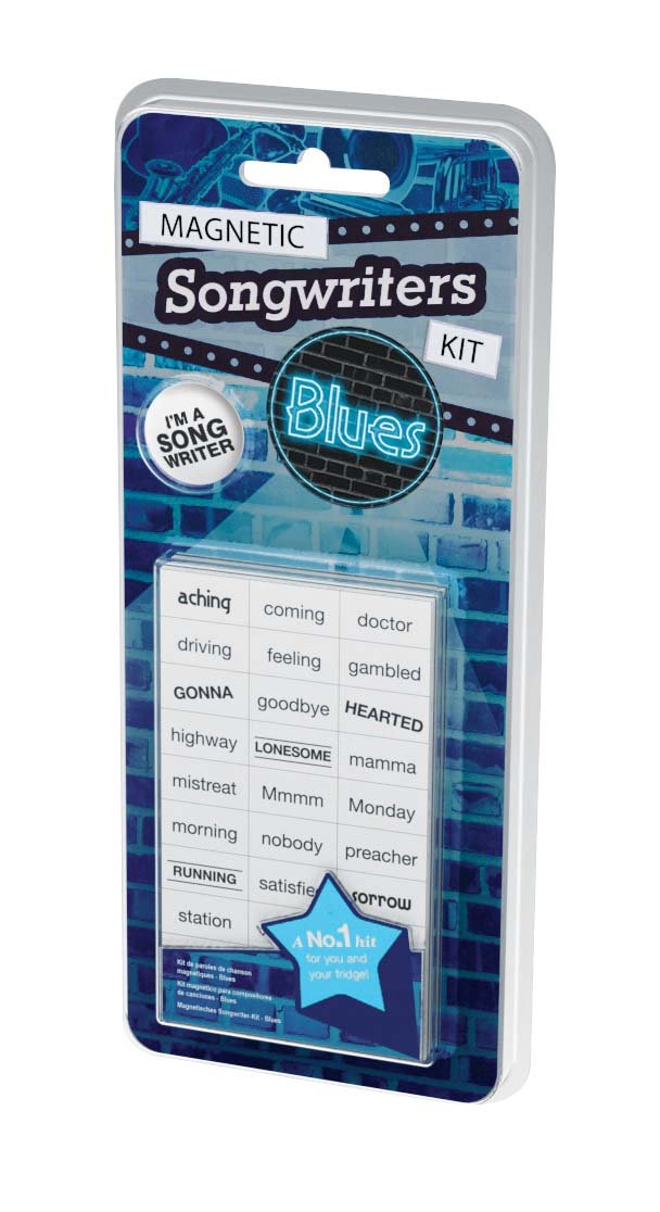 IF Blues Magnetic Songwriters Kit Fridge Magnet,Small