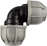 Cost Wise MDPE 10 Bar Elbow Fittings 20mm 1/2" BSP Male/Female Water Pipe view 1