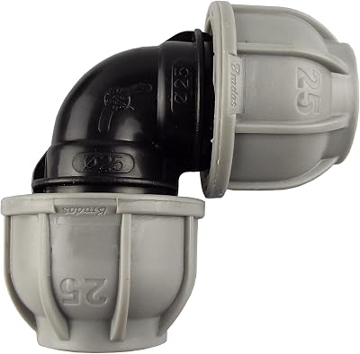 Cost Wise MDPE 10 Bar Elbow Fittings 20mm 1/2" BSP Male/Female Water Pipe