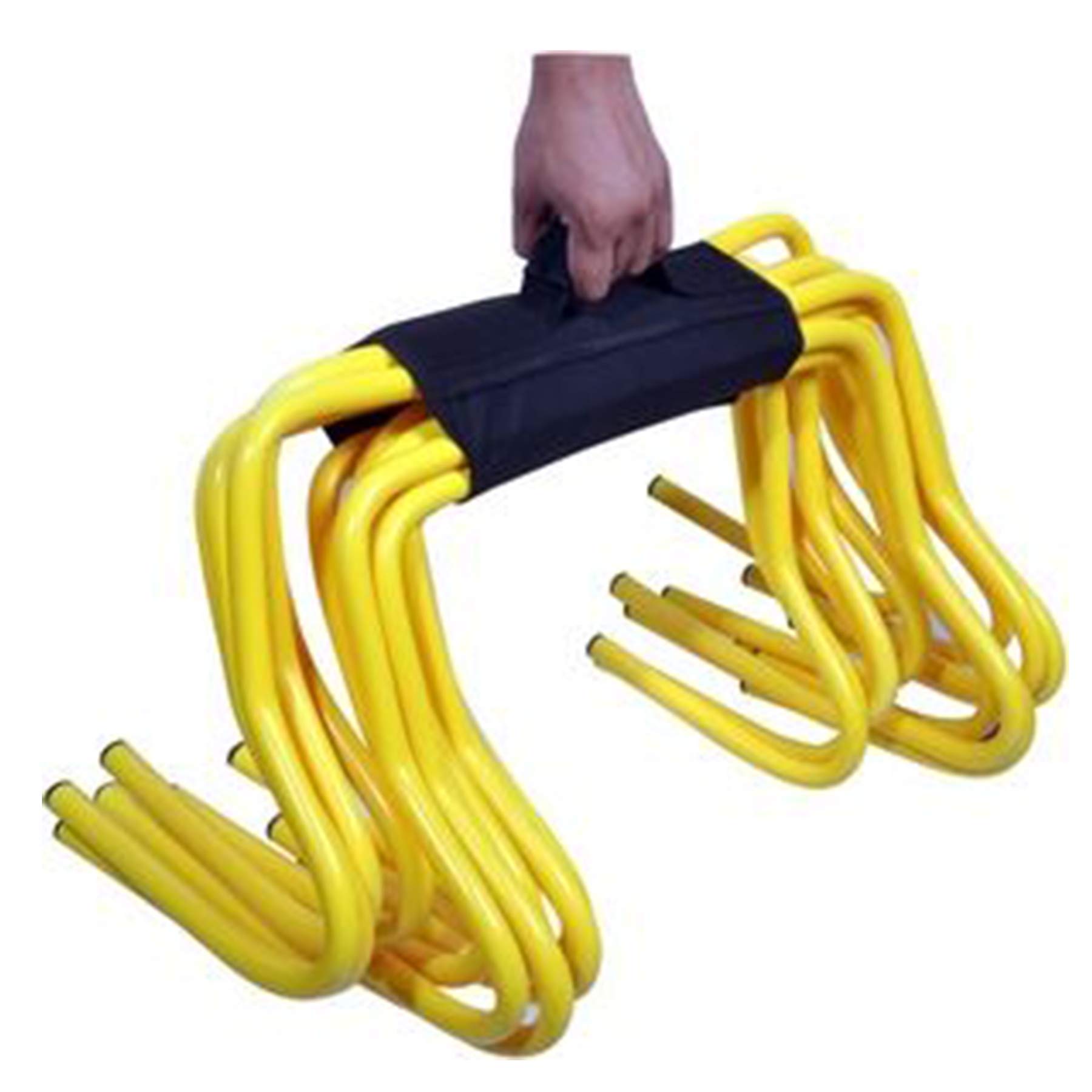 Splay Agility Hurdle Carrier for Training Equipment | Adjustable Velcro Strap Cinches for a Secure Hold | Black Wrap around Strap for Carrying Training Hurdles (𝟏* 𝐕𝐞𝐥𝐜𝐫𝐨 𝐒𝐭𝐫𝐚𝐩 𝐨𝐧𝐥𝐲)