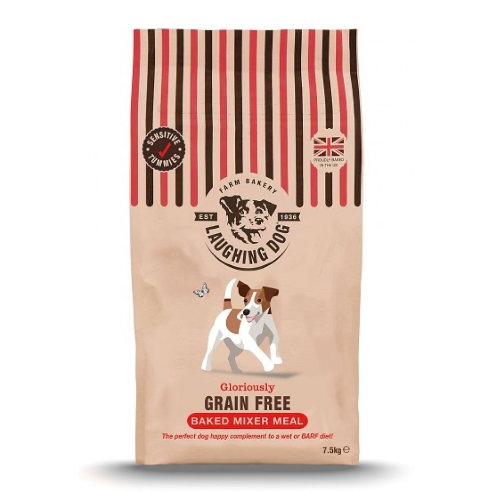 Laughing Dog - Grain Free Dry Dog Food Mixer Meal, Naturally Baked Dry Dog Food with No Artificial Colours, Flavours or Preservatives, 7.5kg