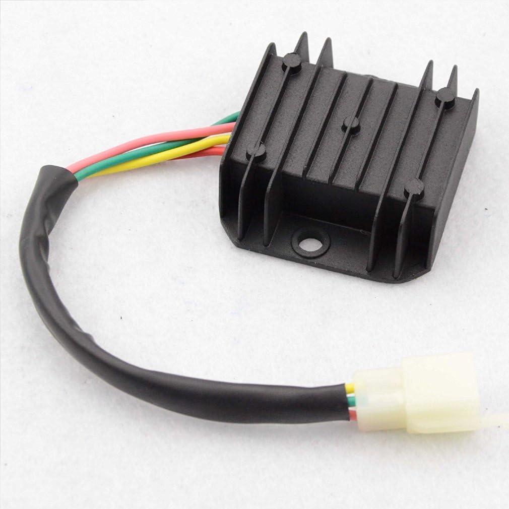 GOOFIT 4 Pin Voltage Regulator Replacement For GY6 150cc and CG 125cc 150cc 200cc 250cc Vertical Engine ATV Dirt Bike Go Kart Moped Scooter - Image 5