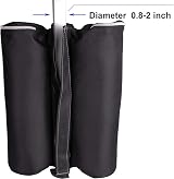 Goutime Gazebo Weights Bag 18kg 40lb Set of 4 tent sandbags Black view 4