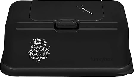 funkybox FB47 Magic - Caja para toallitas húmedas, color gris oscuro: Amazon.es: Bebé