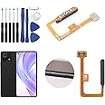Fingerprint Sensor Flex Cable Replacement for Xiaomi Mi 11 Lite 4G/5G Power On Off Button Flex Cable with Tools