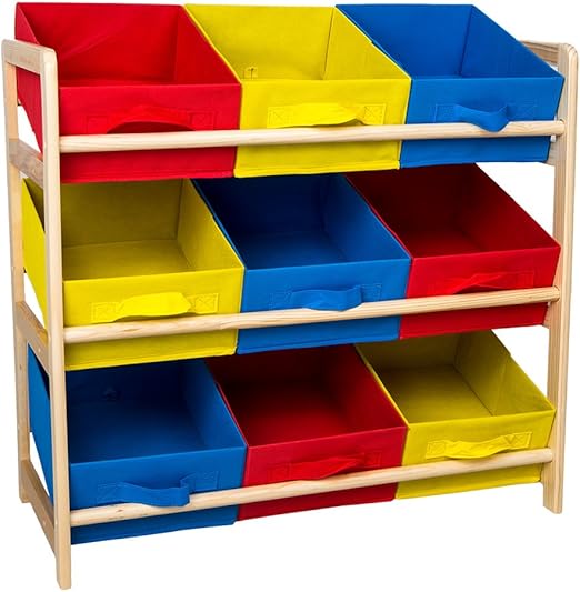 kids storage bin unit
