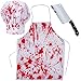 Tigerdoe Butcher Costumes - Scary Costumes - Bloody Costume - (3 Pc Costume Set) (Butcher Costume)